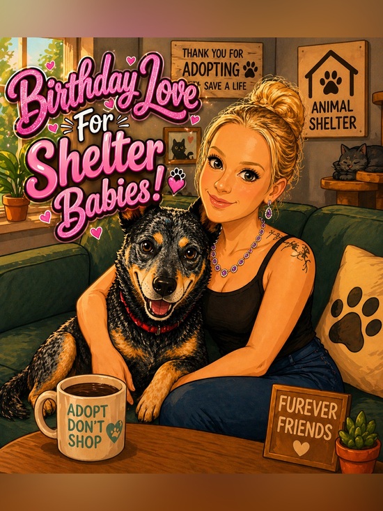 Other - Birthday Love for Shelter Babies!